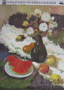 2010年中国美术学院设计类建筑色彩优秀试卷评析（试卷13）